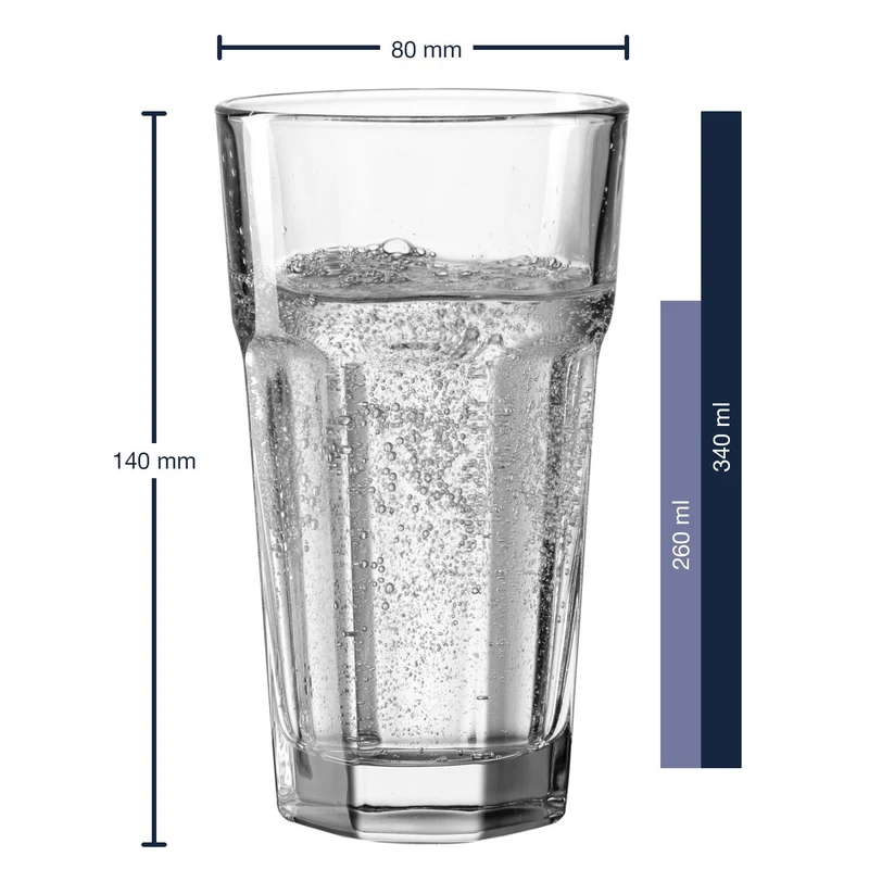 Trinkglas ROCK 340 ml mit persönlicher Gravur
