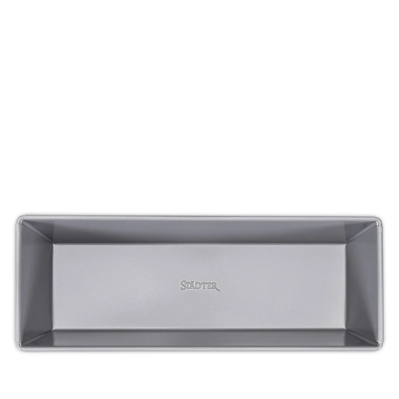 Kastenform 30 x 10,5 cm Silber