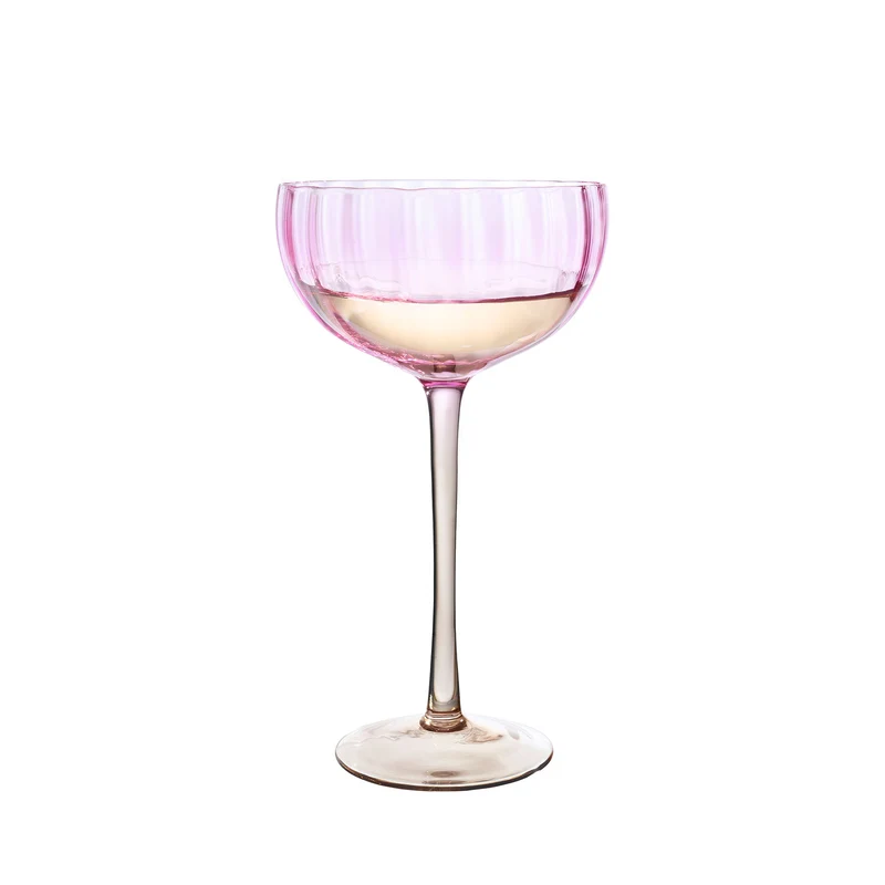 Candy Champagnerschale in Rosa
