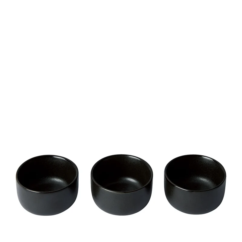 RAW Minischälchen 3 Stk. titanium black