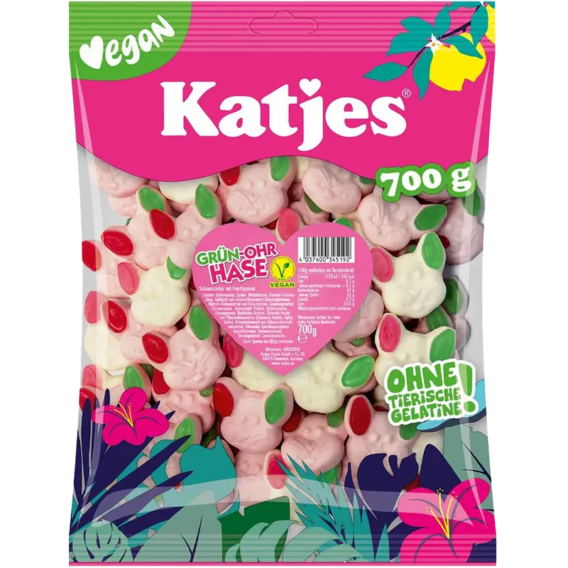 Katjes Grün-Ohr Hase 700G