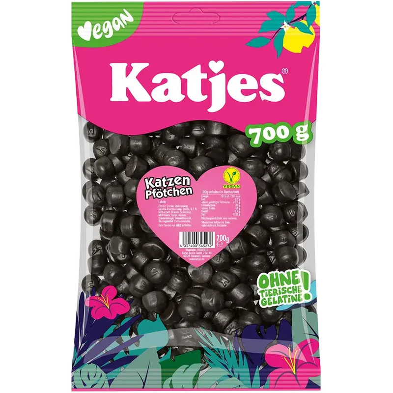 Katjes Katzen Pfötchen 700G
