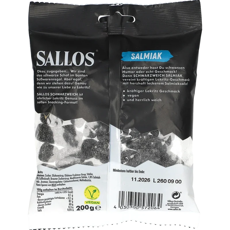 Sallos Schwarzweich Salmiak