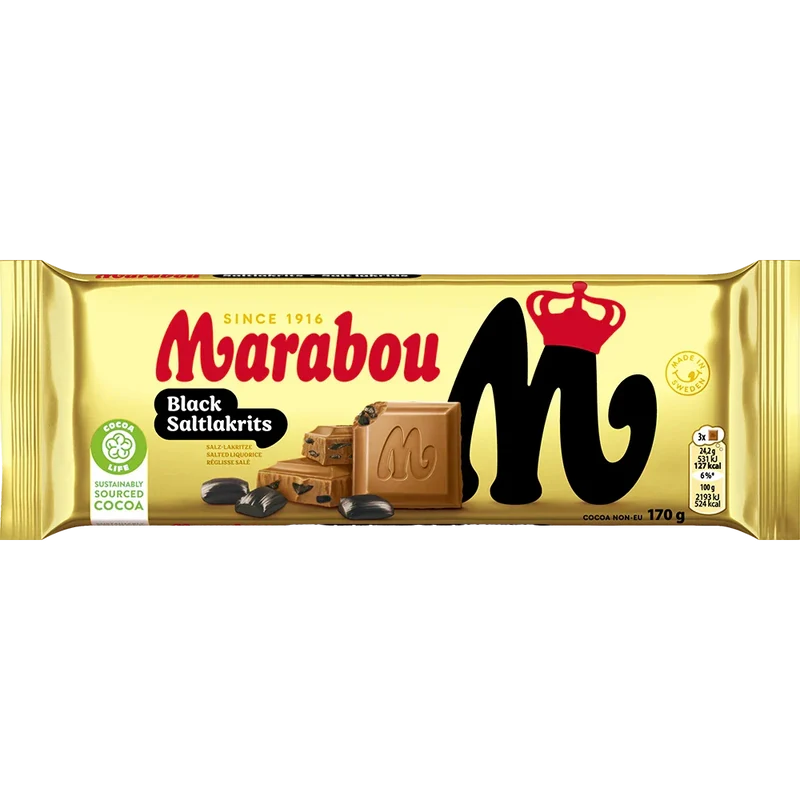 Marabou Black Saltlakritz