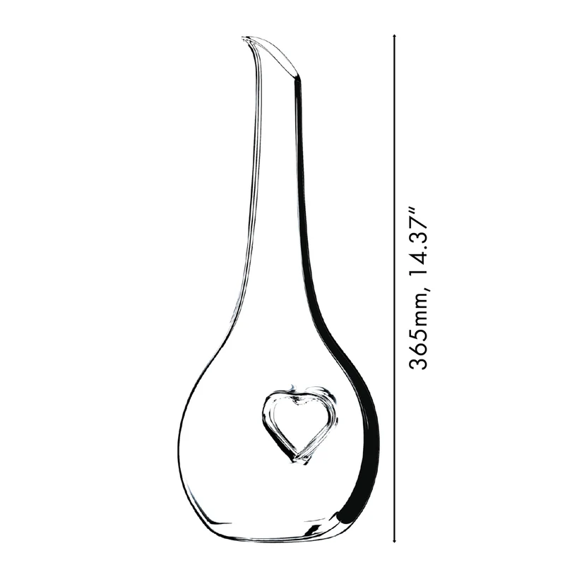 Riedel Dekanter Black Tie Bliss - Handgefertigt - 750 ml