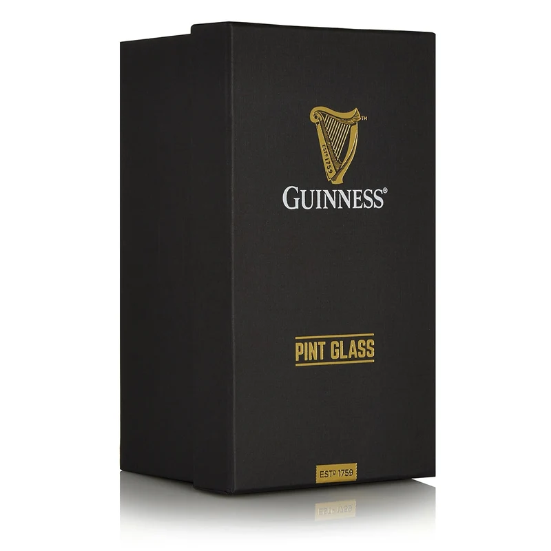Guinness Embossed Stem Glass