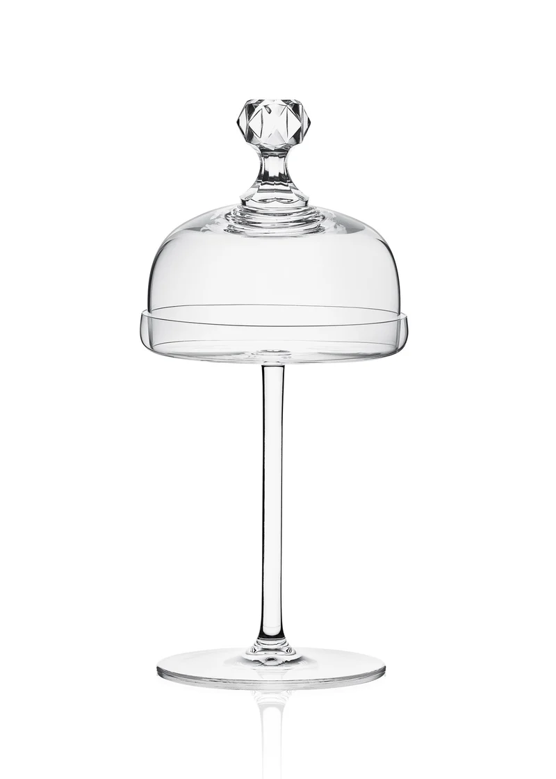Bohemia Crystal PÂTISSERIE SECRÈTE Klare Glasglocke 93 × 92 mm