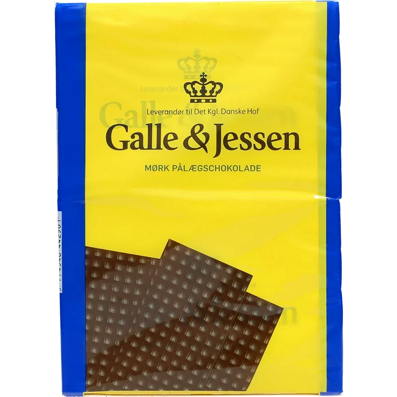 Galle & Jessen Mørk Pålægschokolade