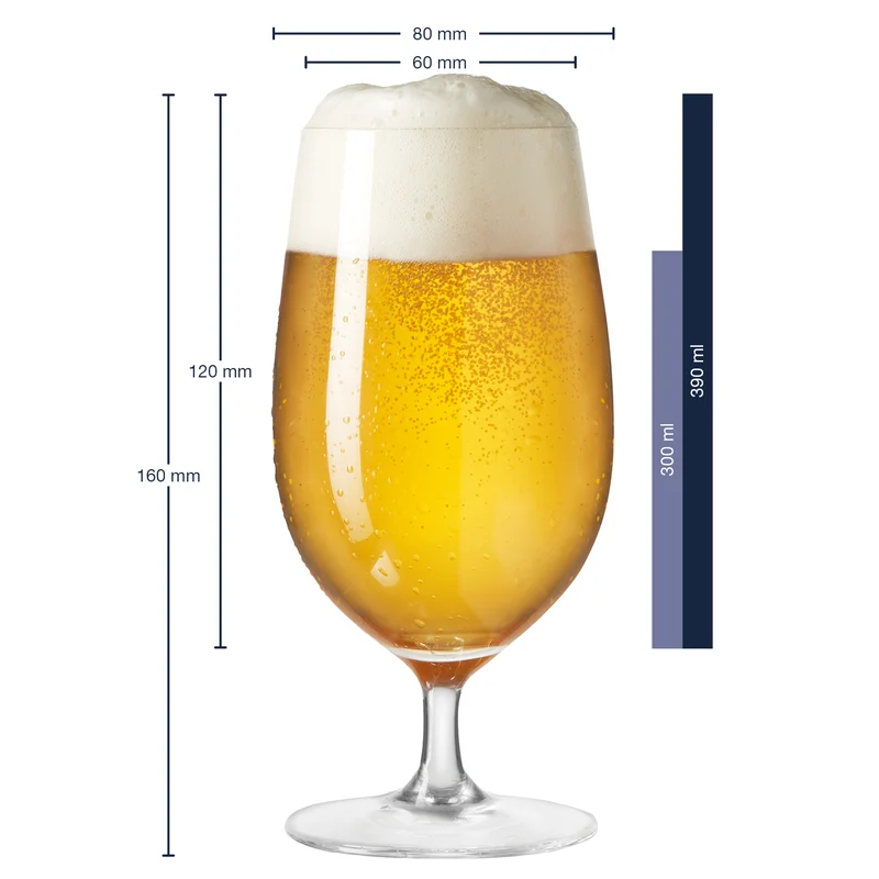 Bierglas CIAO+ 390 ml 6er-Set