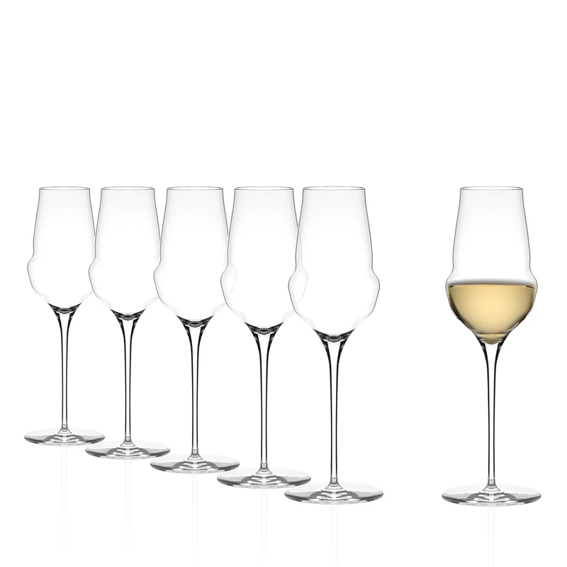 Cocoon Champagnergläser 340 ml – 6er-Set