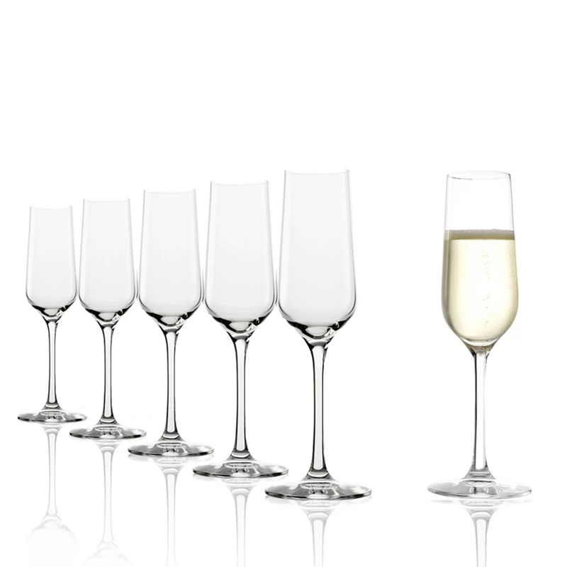 Revolution Champagnergläser 200 ml – 6er-Set