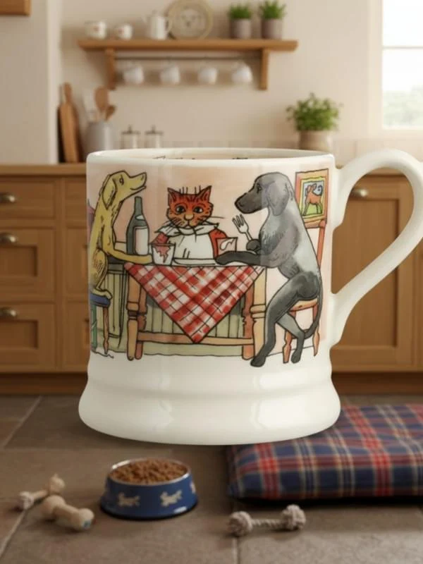Emma Bridgewater Dog's Dinner Party 1/2 Pint Mug