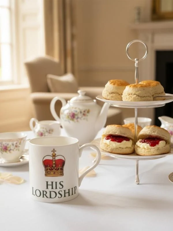 The Leonardo Collection His Lordship Fine China Mug, White