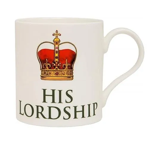 The Leonardo Collection His Lordship Fine China Mug, White