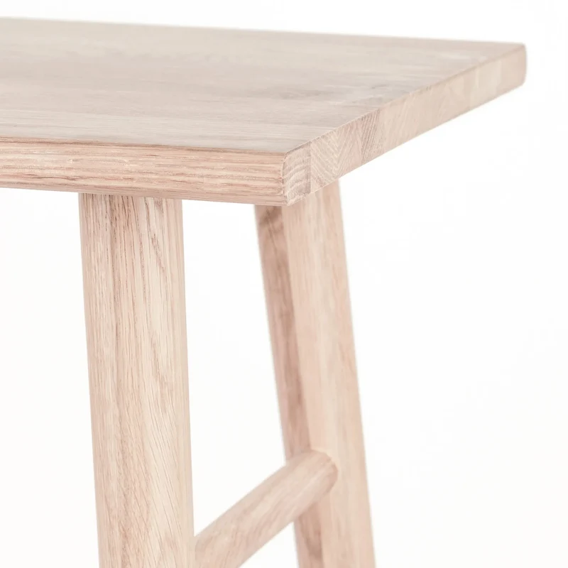 Wood II Küchenstuhl – weiß pigmentierte Eiche