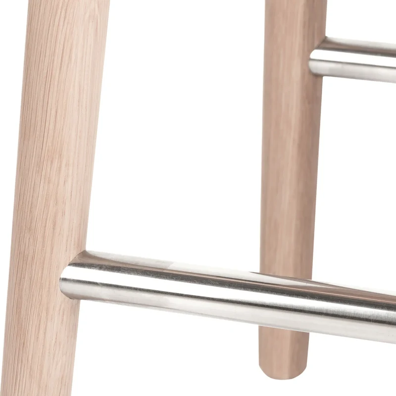 Wood II Küchenstuhl – weiß pigmentierte Eiche