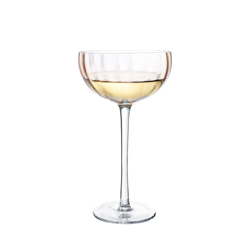 Candy Champagnerglas Braun/Transparent