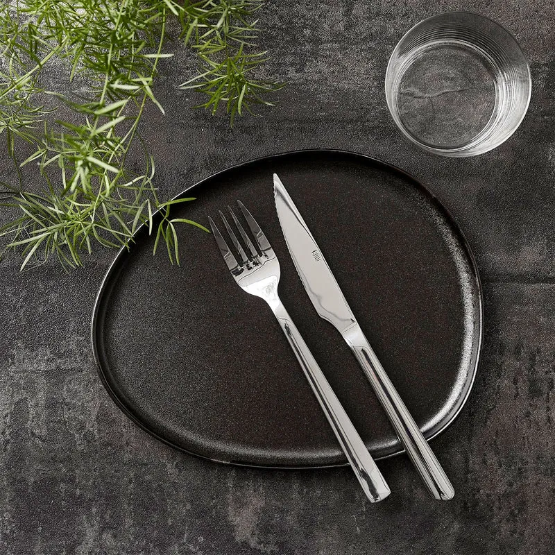 RAW Organic Frühstücksteller titanium black