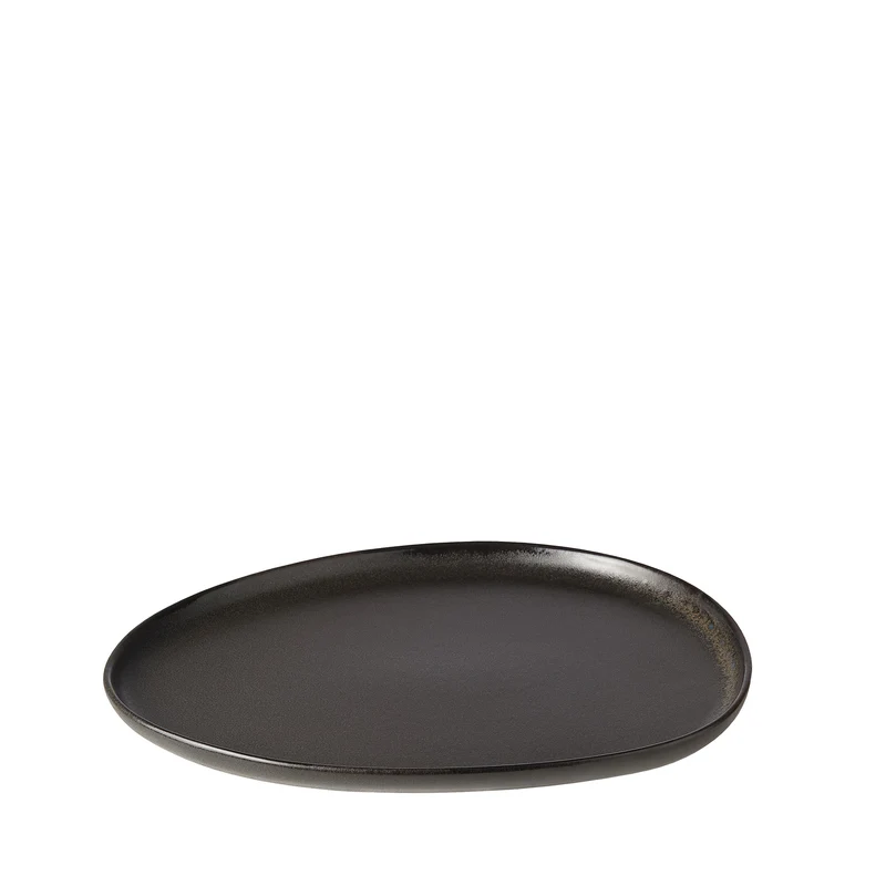 RAW Organic Frühstücksteller titanium black