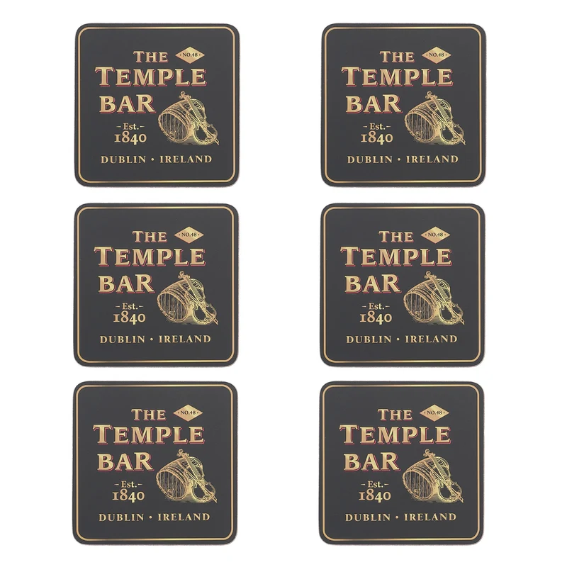The Temple Bar 1840 Coasters