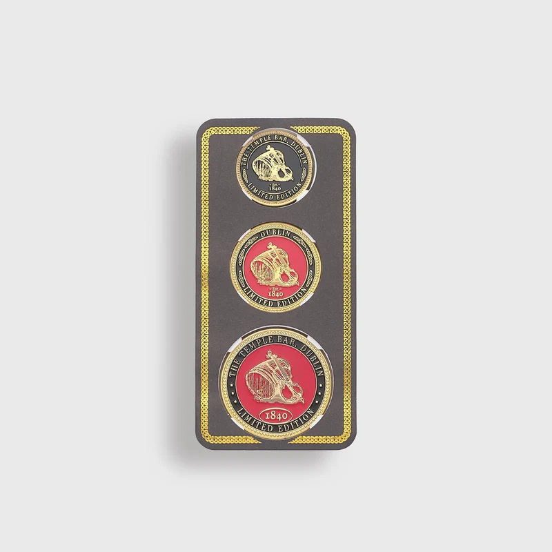 The Temple Bar Limited Edition Set of 3 Collector Coins