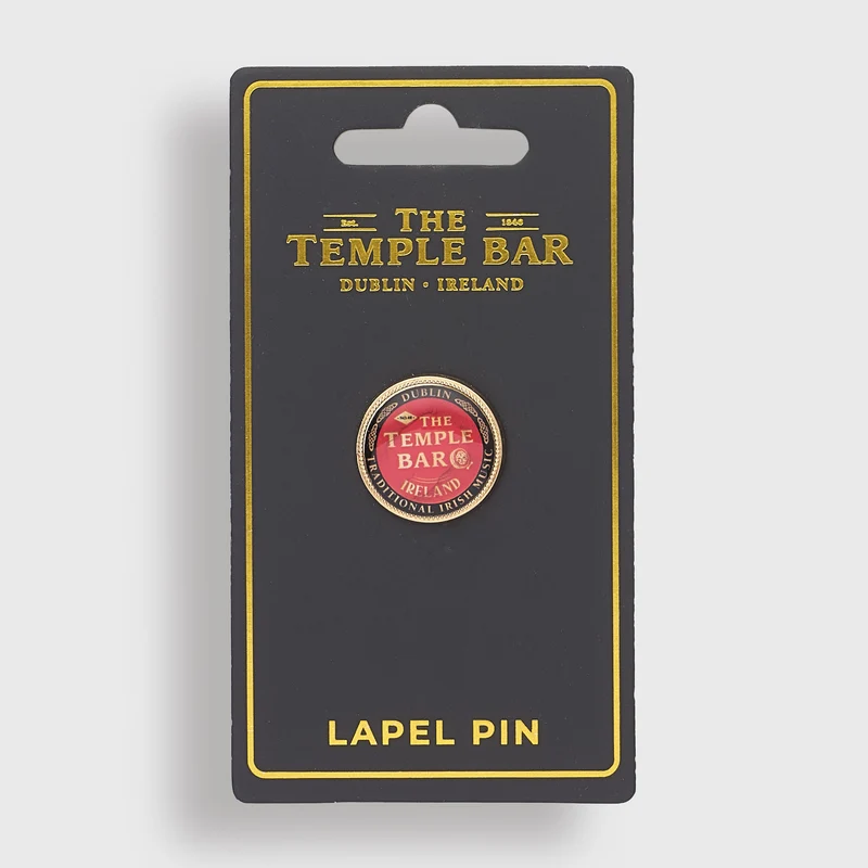 The Temple Bar Collection Red Lapel Pin