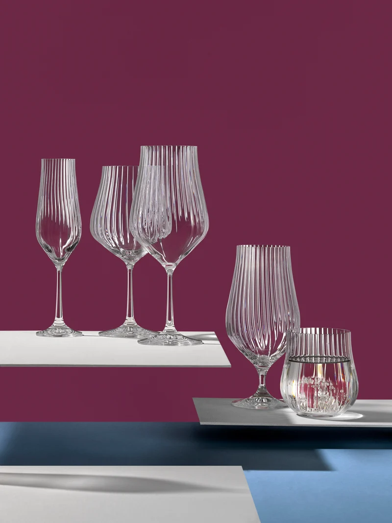 Bohemia Crystal Wasserglas Tulipa Optic 350 ml