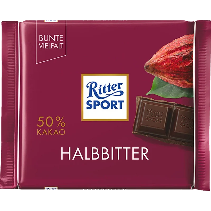 Ritter Sport BV Halbbitter 50%