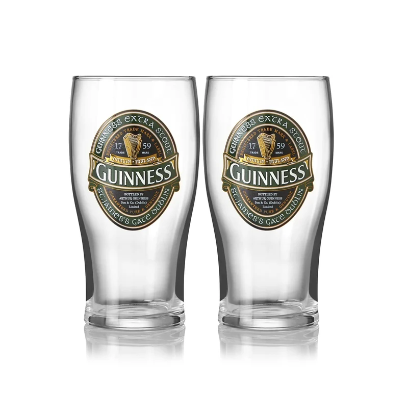 Ireland Collection Pint Glass - 2 Pack