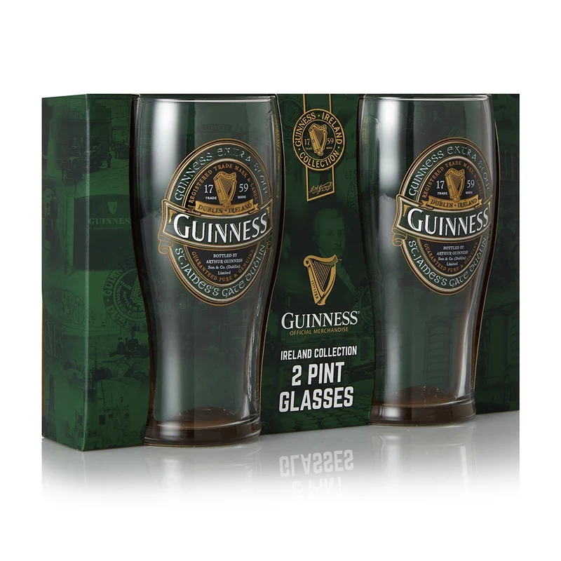 Ireland Collection Pint Glass - 2 Pack