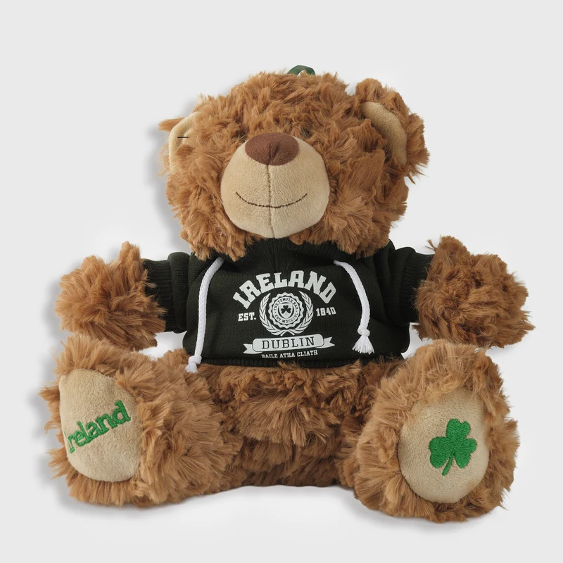 Teddy Bear Green Ireland Hoodie