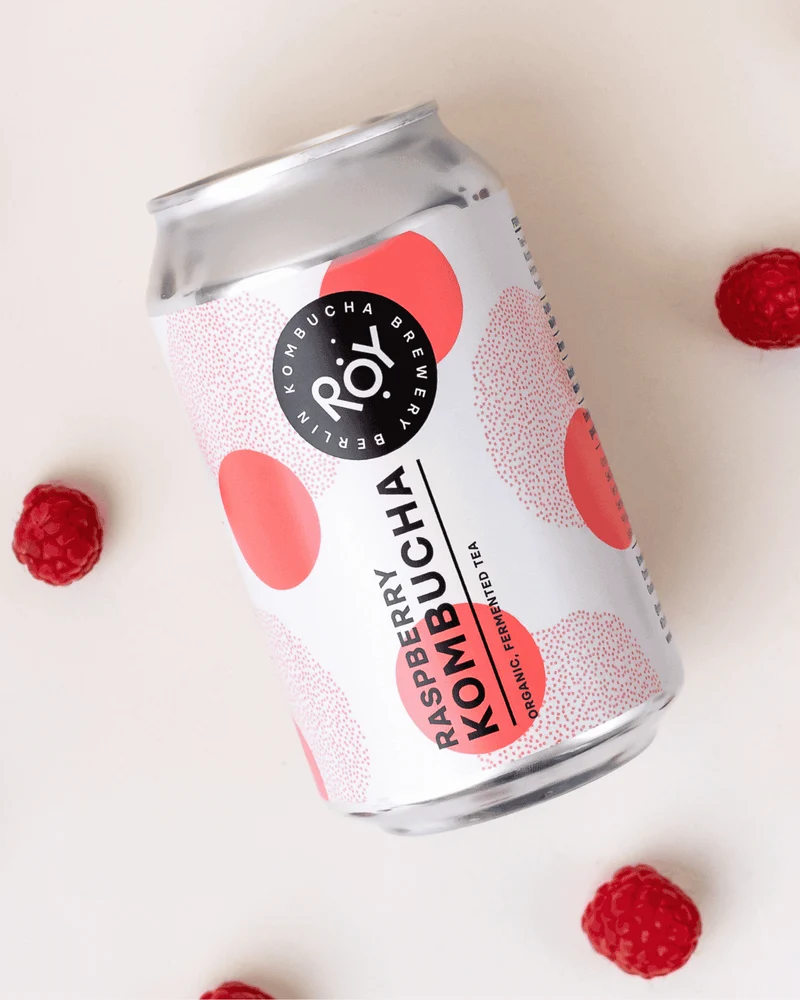 Bio Himbeer Kombucha, 330ml