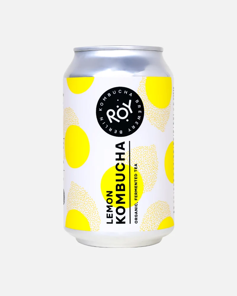 Bio Kombucha mit Zitrone, 330ml
