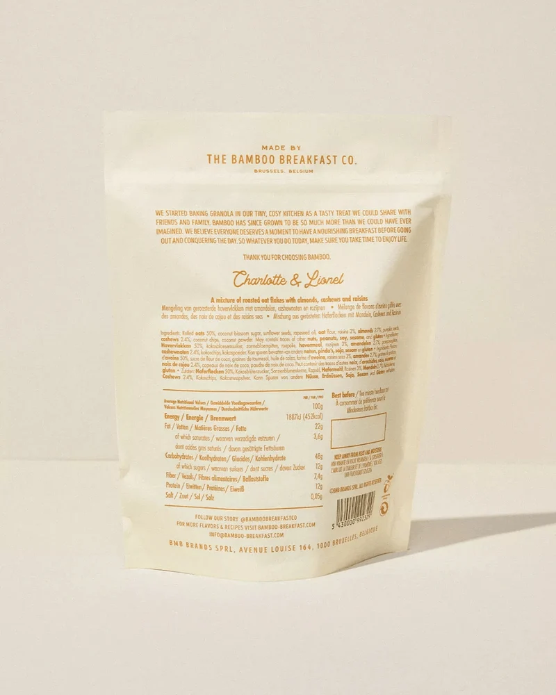 Chunky Granola mit Nüssen & Rosinen, 500g