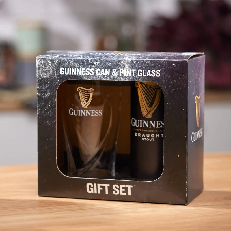 Guinness Can & Glass Gift Set