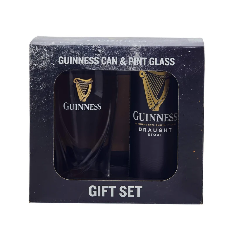 Guinness Can & Glass Gift Set