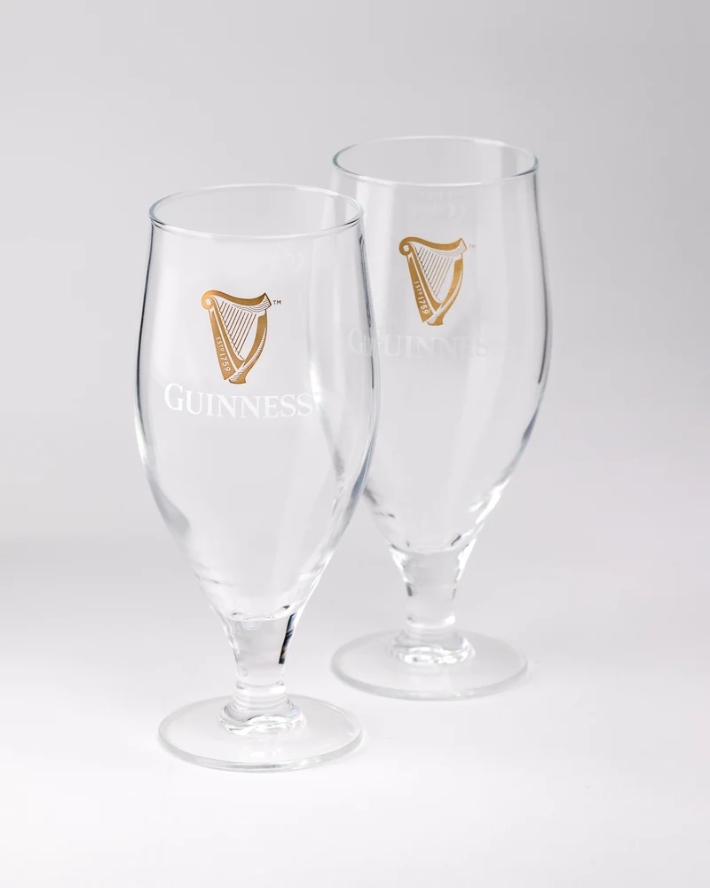 Guinness 2pk Pint Stem Glass