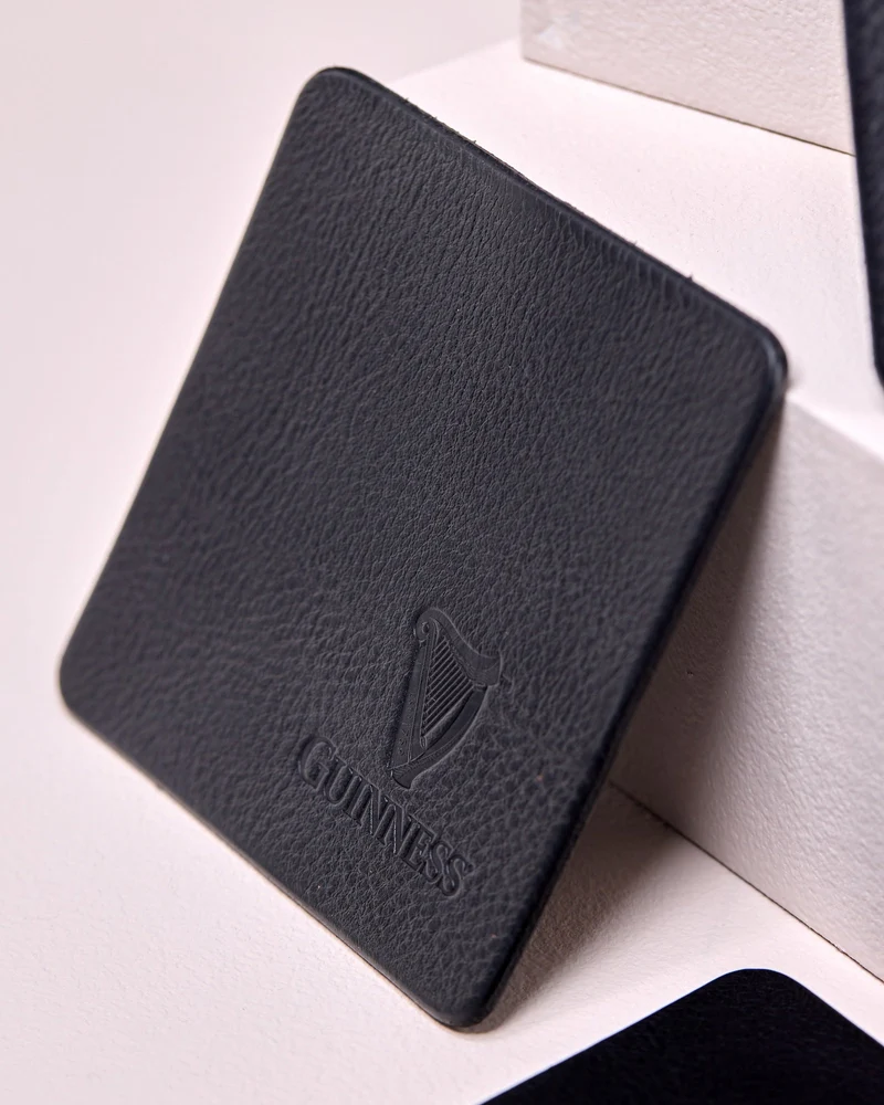 De Bruir Guinness Leather Coasters 4pk