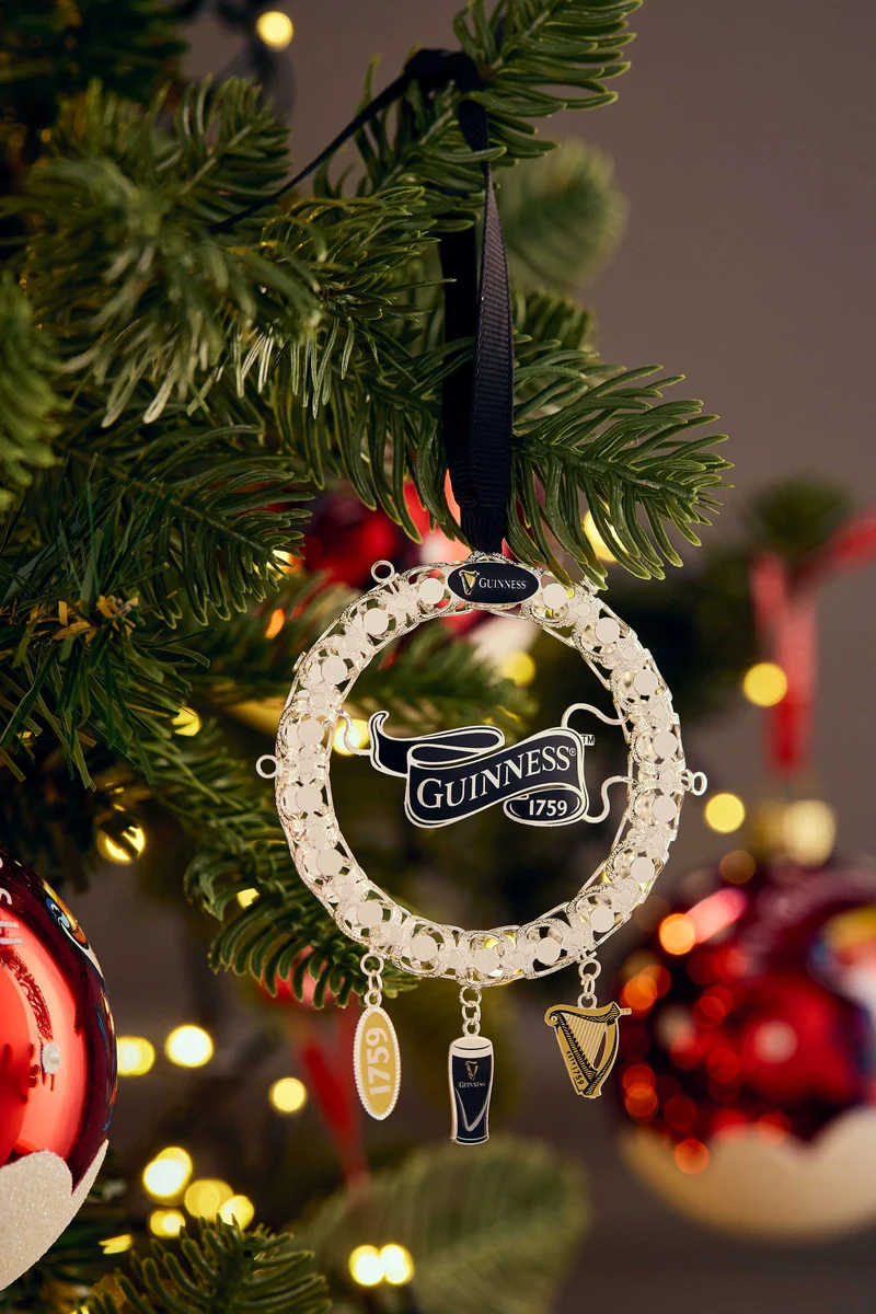 Newbridge Silverware Guinness Charm Wreath Decoration