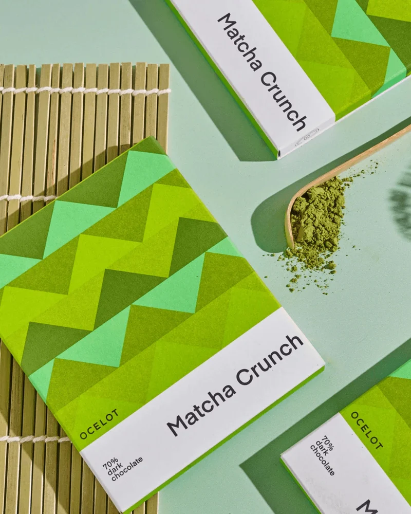 Bio-Dunkle Schokolade 70% mit Matcha, 70g