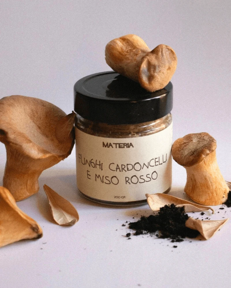 Paté aus Cardoncelli Pilzen mit rotem Miso, 200g
