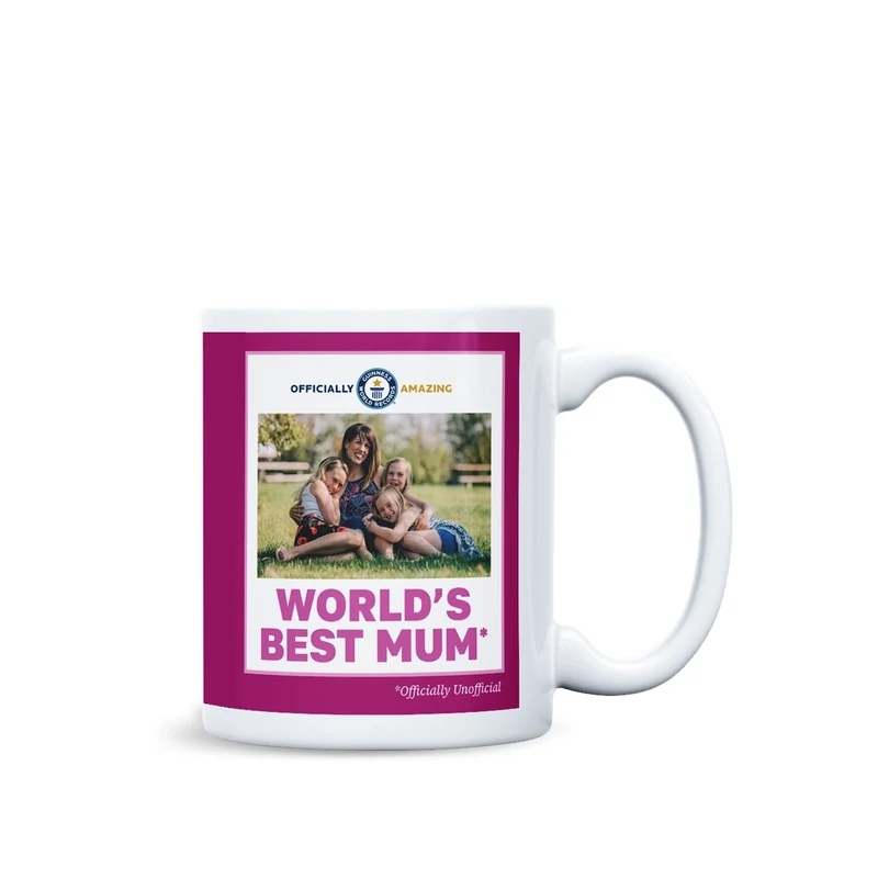 Personalised Worlds Best Mum Mug Square Design