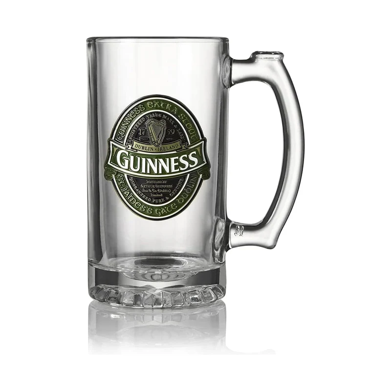 Guinness Glass Tankard – Official Guinness Extra Stout Beer Mug