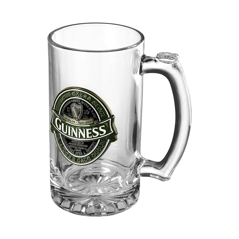 Guinness Glass Tankard – Official Guinness Extra Stout Beer Mug