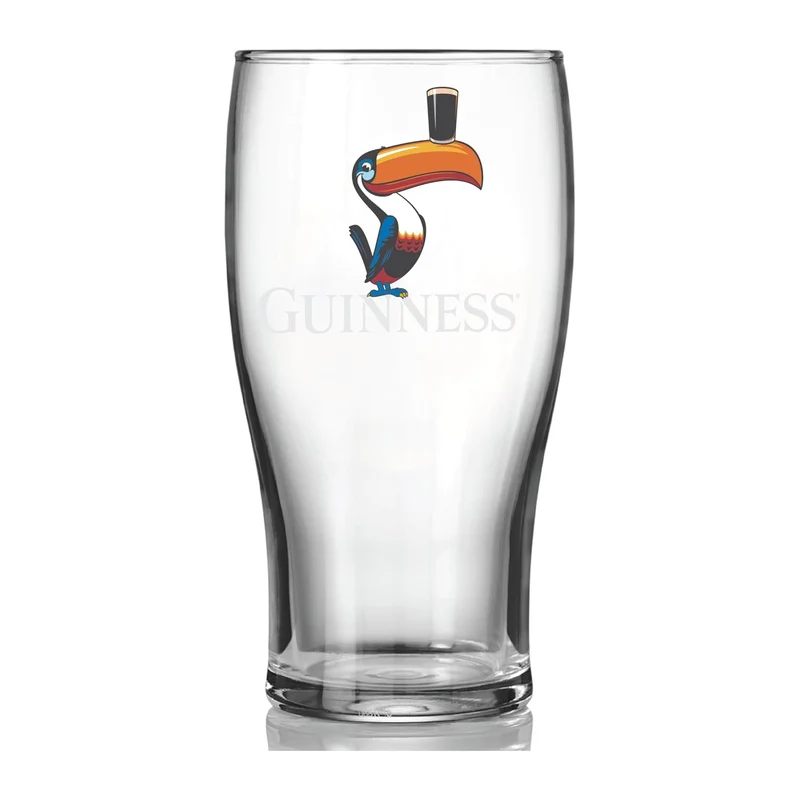 Guinness Toucan Pint Glass – Official Guinness Beer Glass