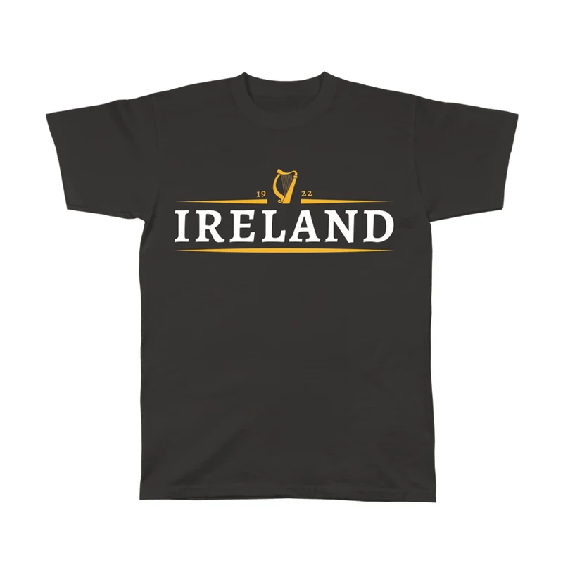 Ireland Harp T-Shirt – 1922 Irish Republic Tee, Minimalist Ireland Shirt, Classic Irish Gift