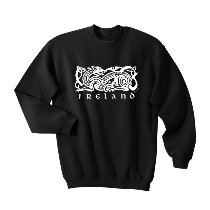 Ireland Celtic Animal Sweatshirt – Traditional Knotwork Design