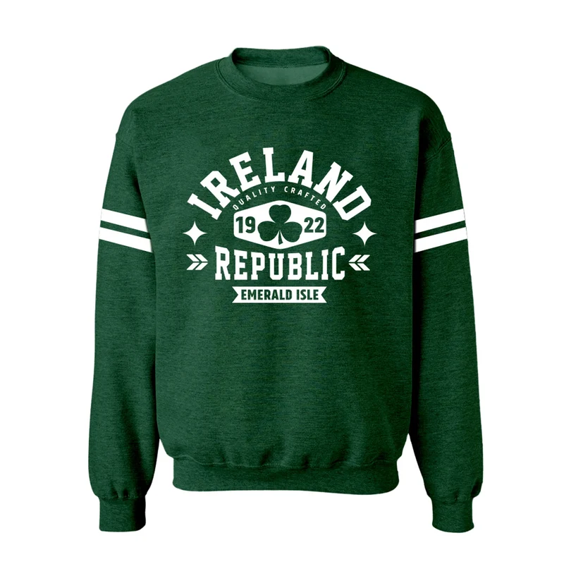 Ireland Republic Sweatshirt – Emerald Isle Vintage Crewneck