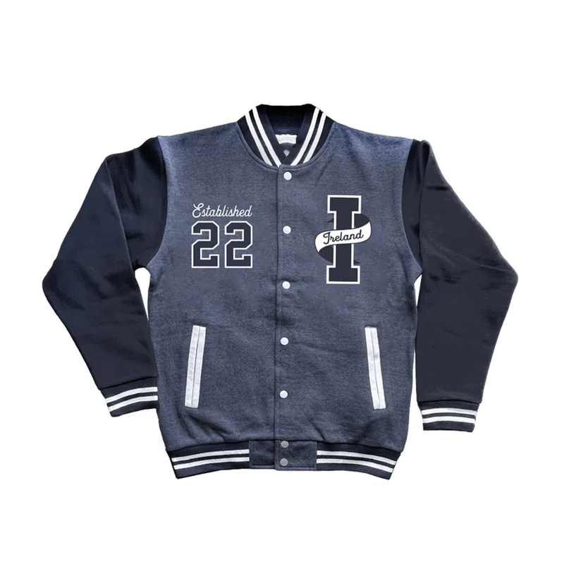 Ireland Varsity Jacket – Established 22 College Style Letterman Jacket