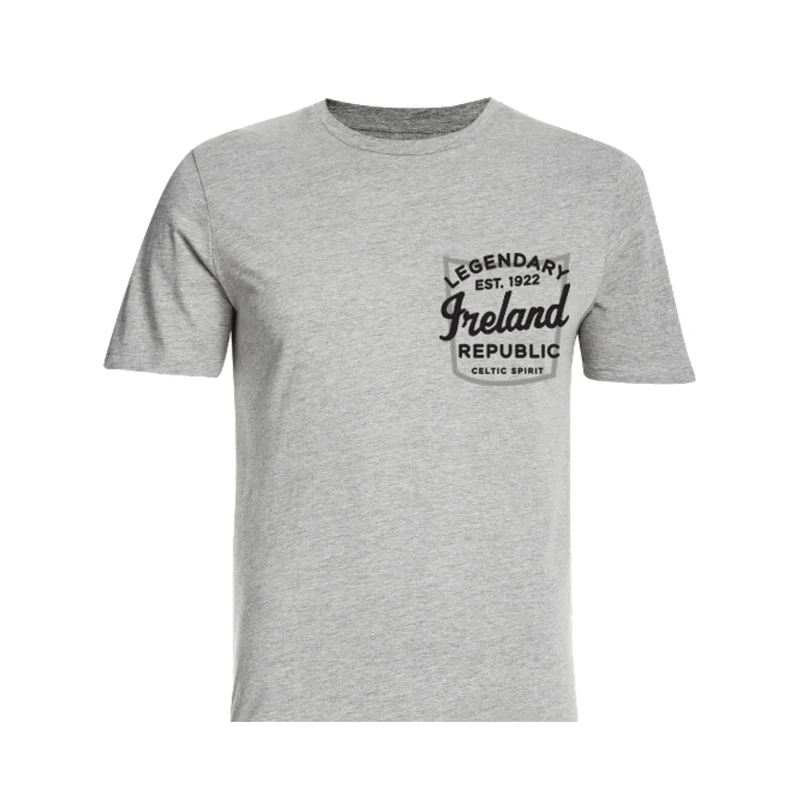 Legendary Ireland T-Shirt – Minimal Irish Crest Pocket Print Tee (Est. 1922)